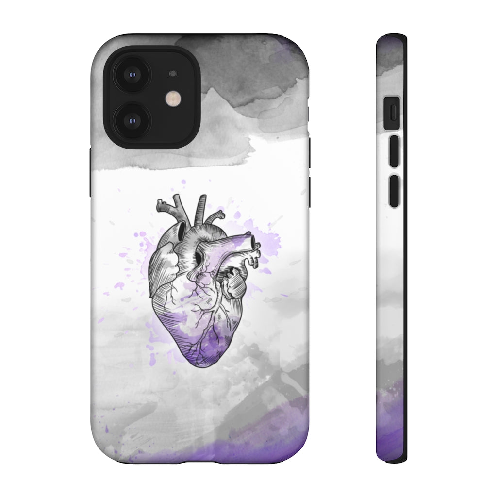 Asexual Proud at Heart Phone Case for Apple & Samsung