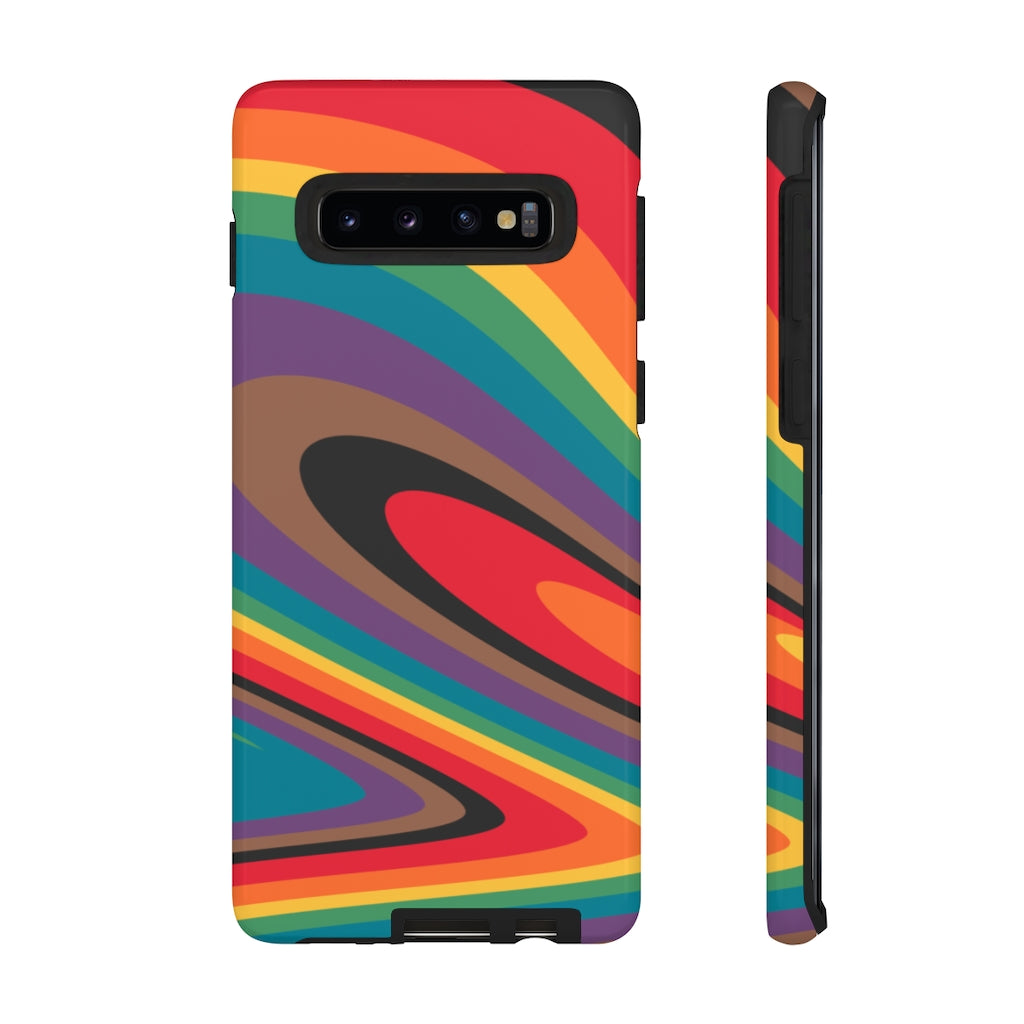 Retro Inclusive Pride Flag Phone Case for Apple Samsung PinkNews