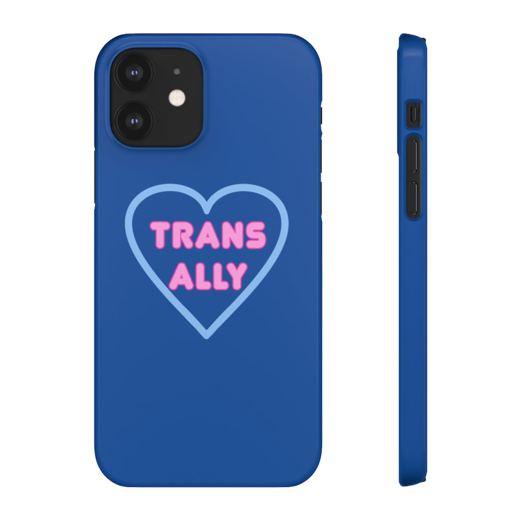 Trans Ally Heart Phone Case for Apple & Samsung