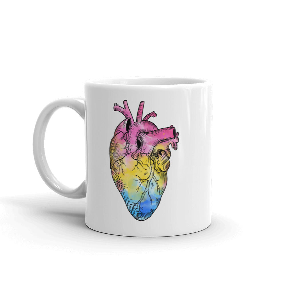 Pansexual Heart Mug