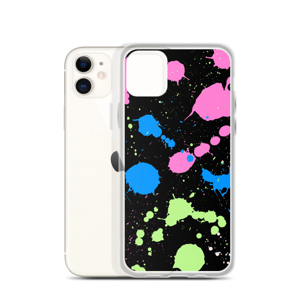 Poly Paint Splash iPhone Case