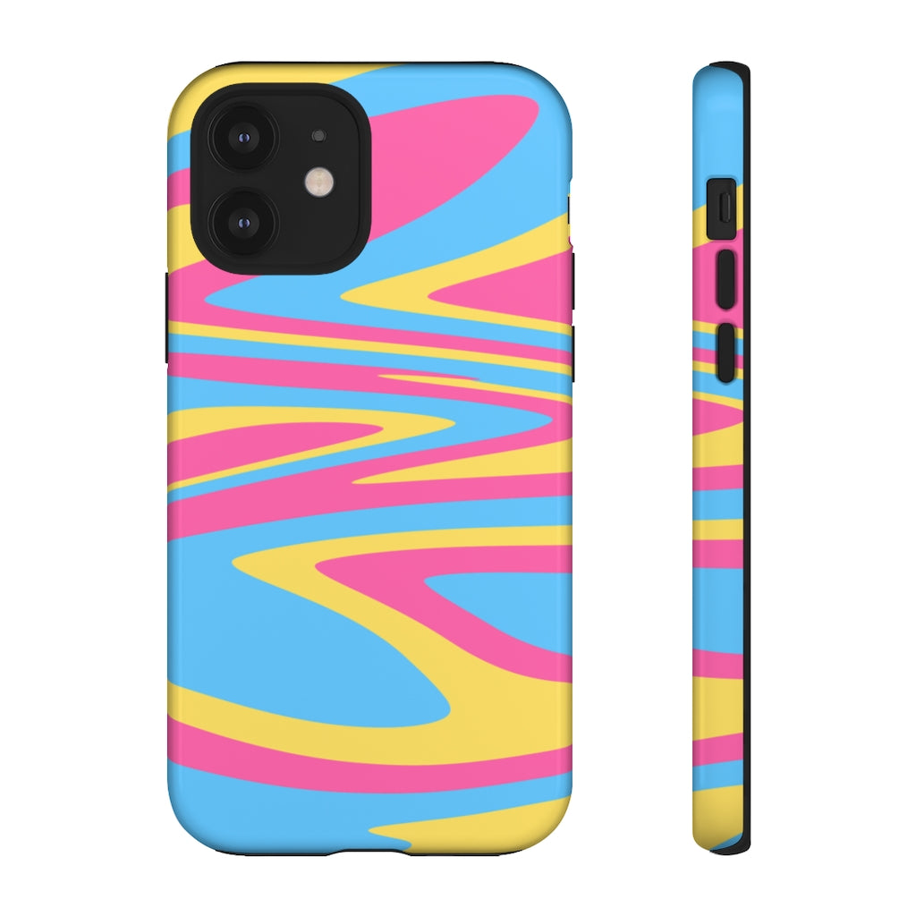 Retro Pansexual Flag Phone Case for Apple & Samsung