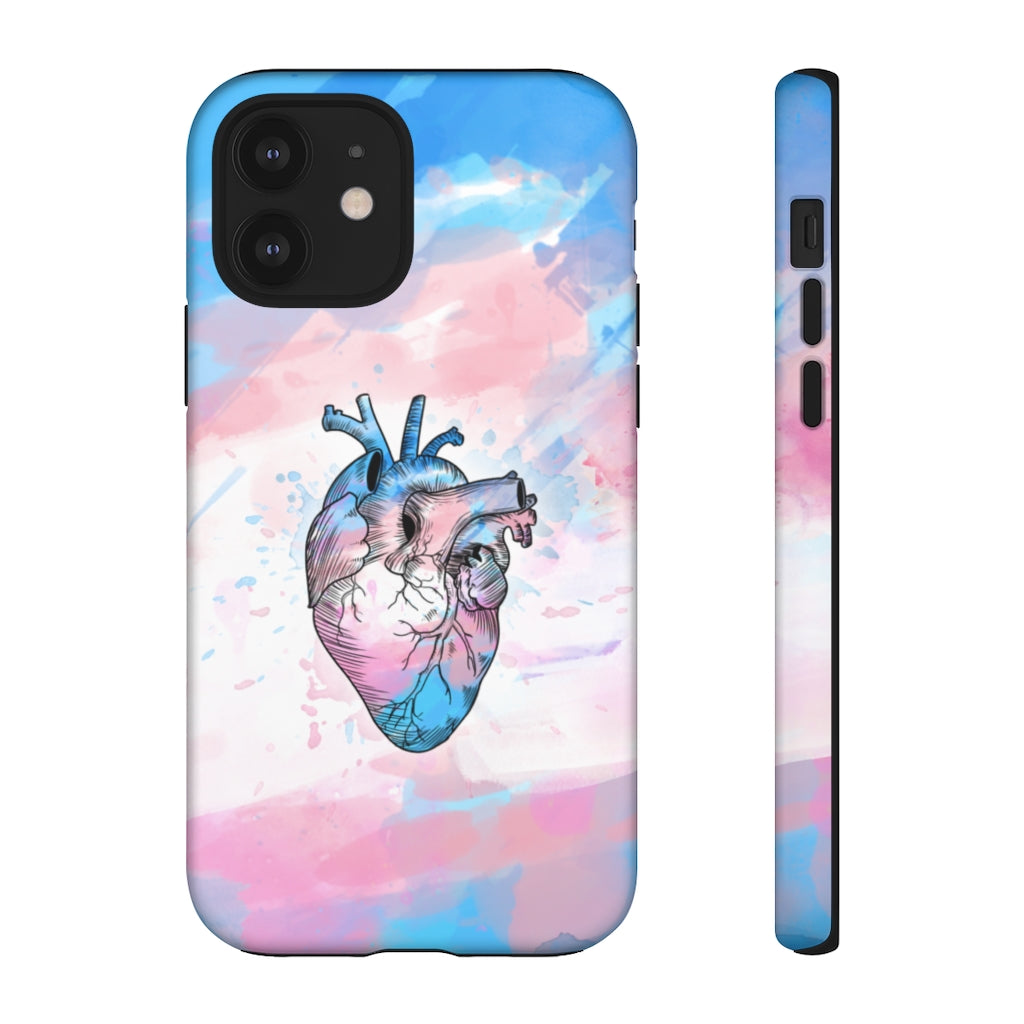 Trans Proud at Heart Phone Case for Apple & Samsung