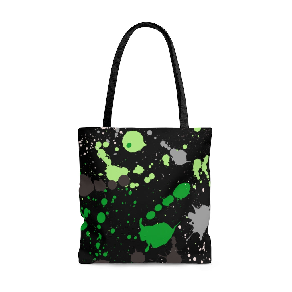 Aromantic Paint Splash Tote Bag