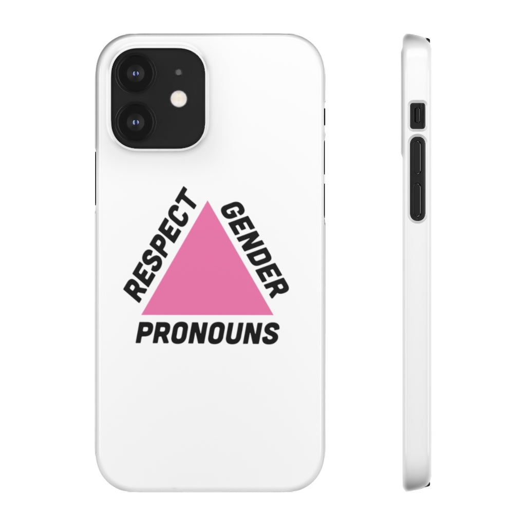 Respect Gender Pronouns Phone Case for Apple & Samsung