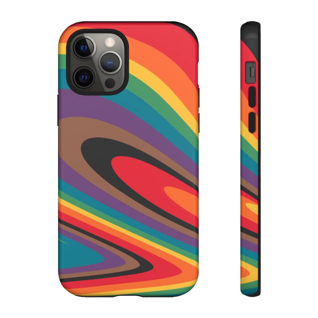iPhone 11 Pro Max Genderfluid Oriental Tiger LGBT-Q Cool Pride Flag Color  Case