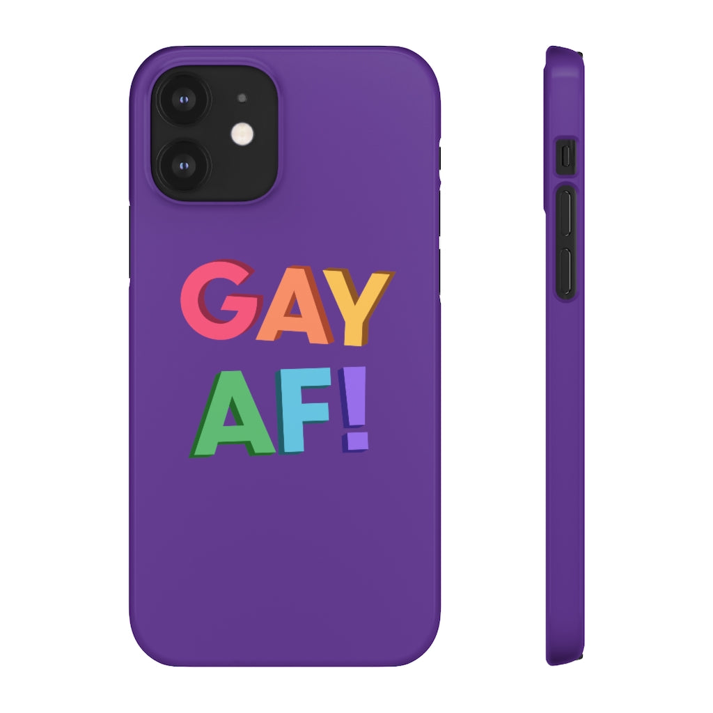 Gay AF! Phone Case for Apple & Samsung