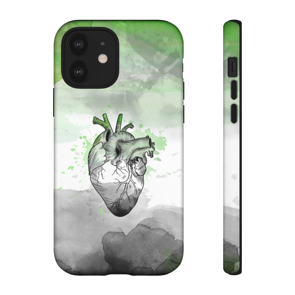 Aromantic Proud at Heart Phone Case for Apple & Samsung