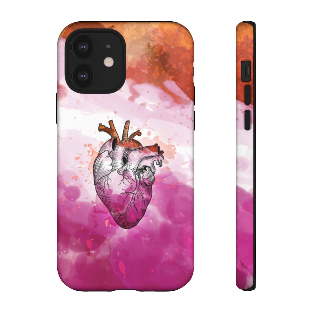 Lesbian Proud at Heart Phone Case for Apple & Samsung