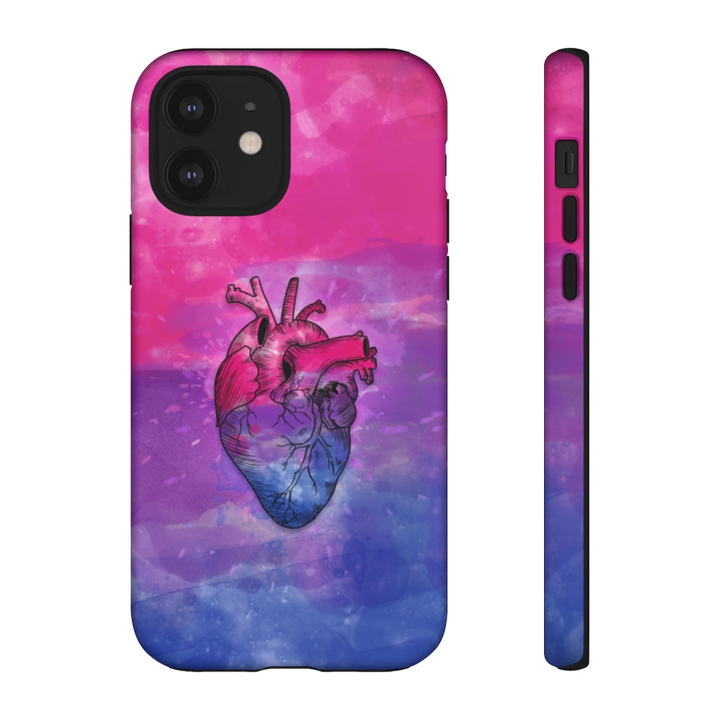 Bisexual Proud at Heart Phone Case for Apple & Samsung
