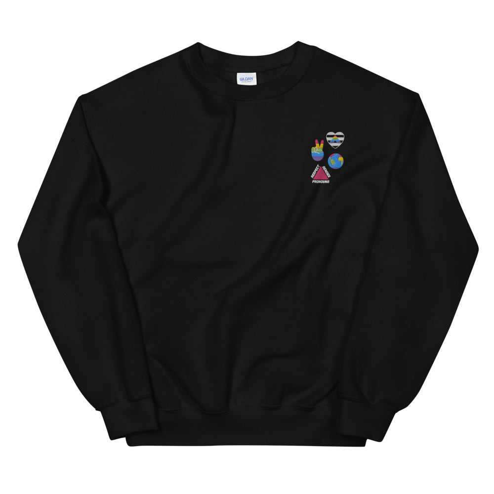 Be An Ally Embroidered Sweatshirt