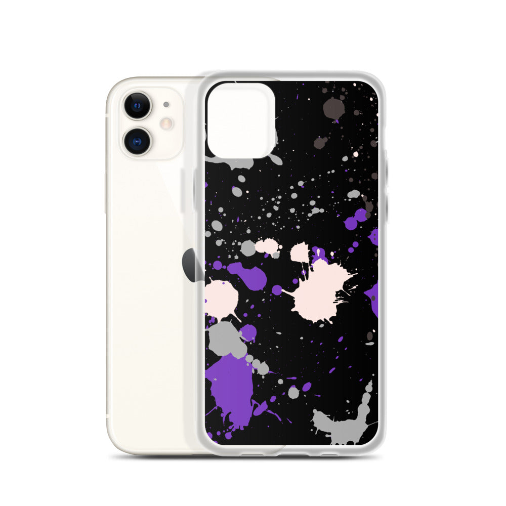Ace Paint Splash iPhone Case