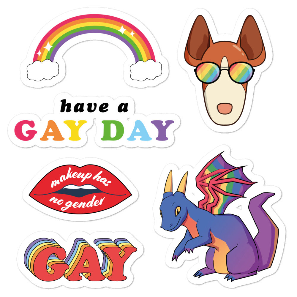 Gay Rainbow Stickers