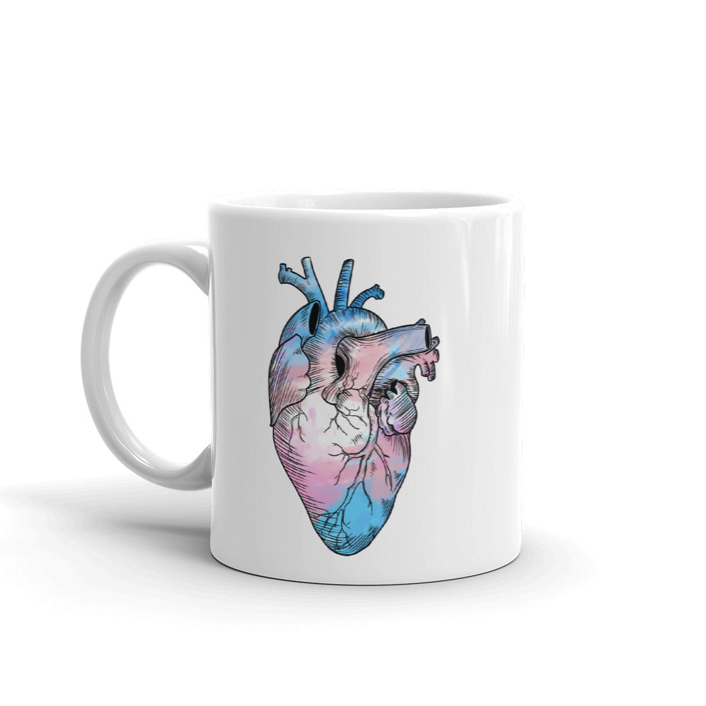 Trans Heart Mug