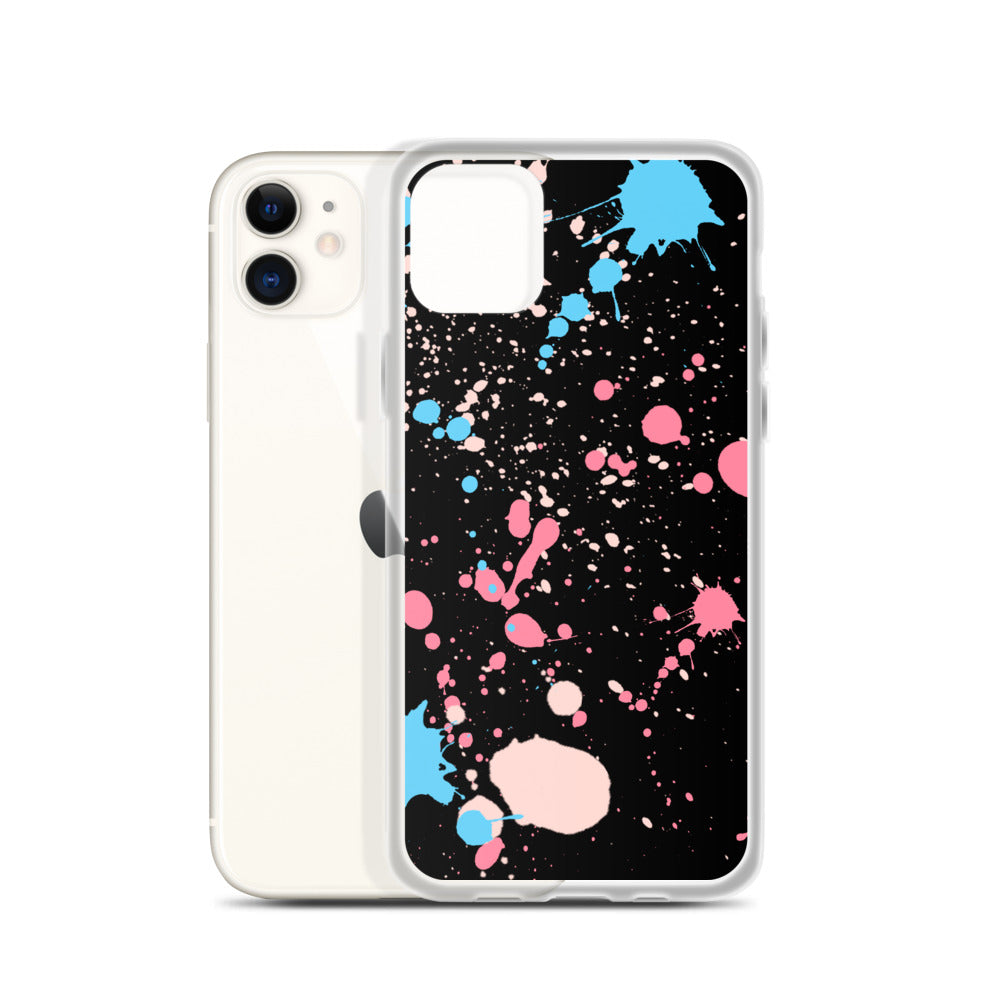 Trans Paint Splash iPhone Case