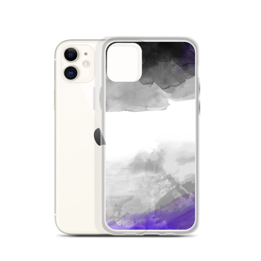 Asexual Watercolour iPhone Case